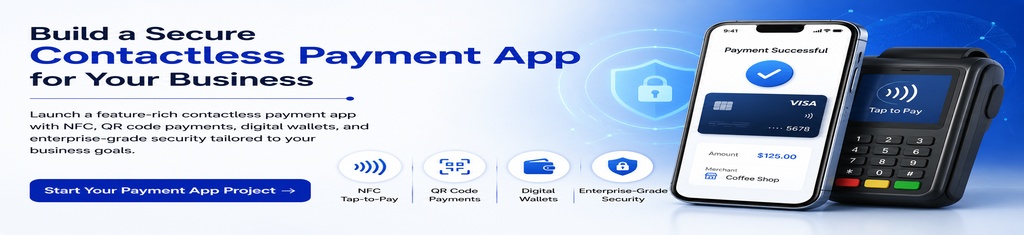 Build a secure contactless payment app for your business
