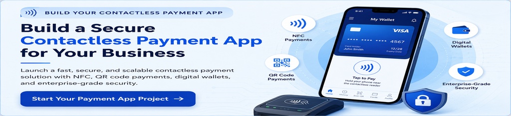Build a secure contactless payment app for your business