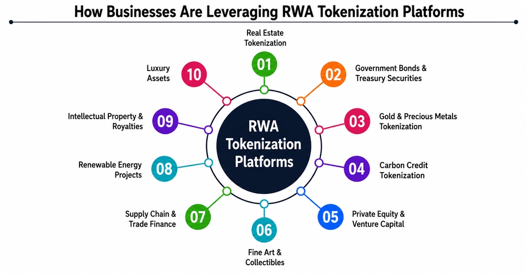 How Businesses Are Leveraging RWA Tokenization Platforms