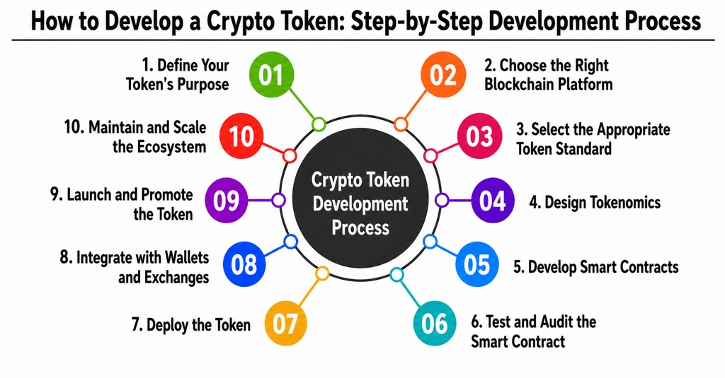 Crypto token: step-by-step development process