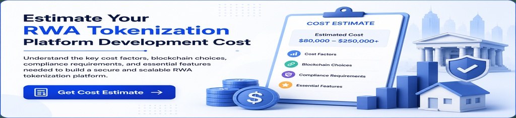 Estimate your RWA Tokenization platform development cost