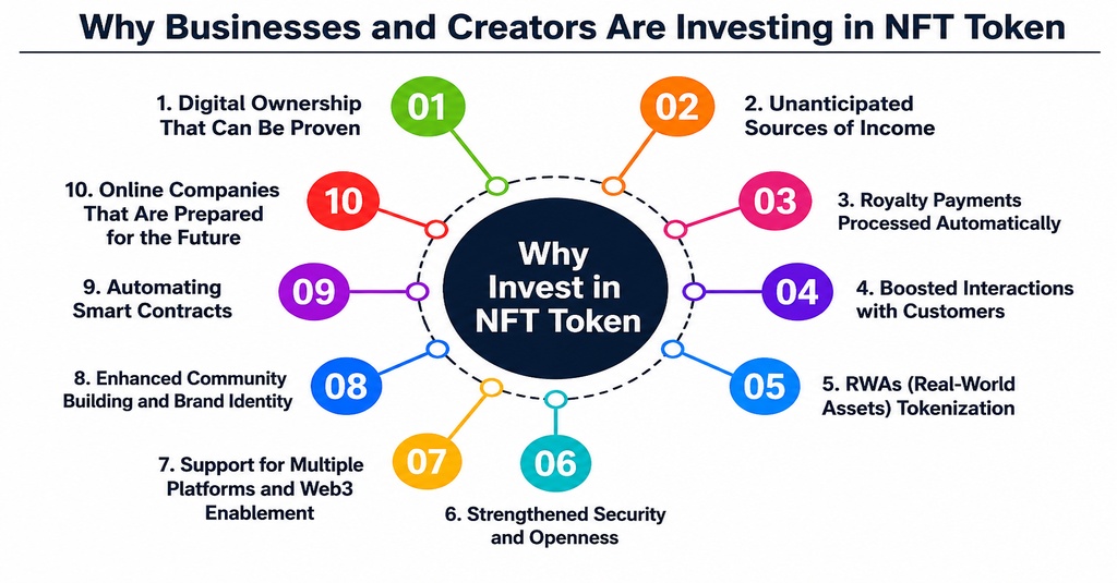 Why Businesses and Creators Are Investing in NFT Token