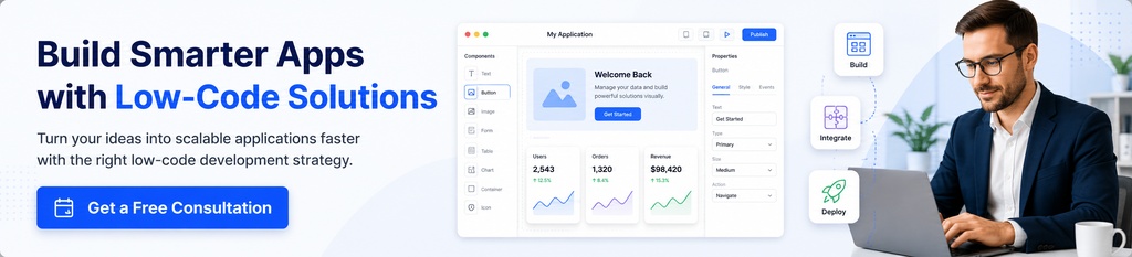 Build Smarter Apps with low code solution