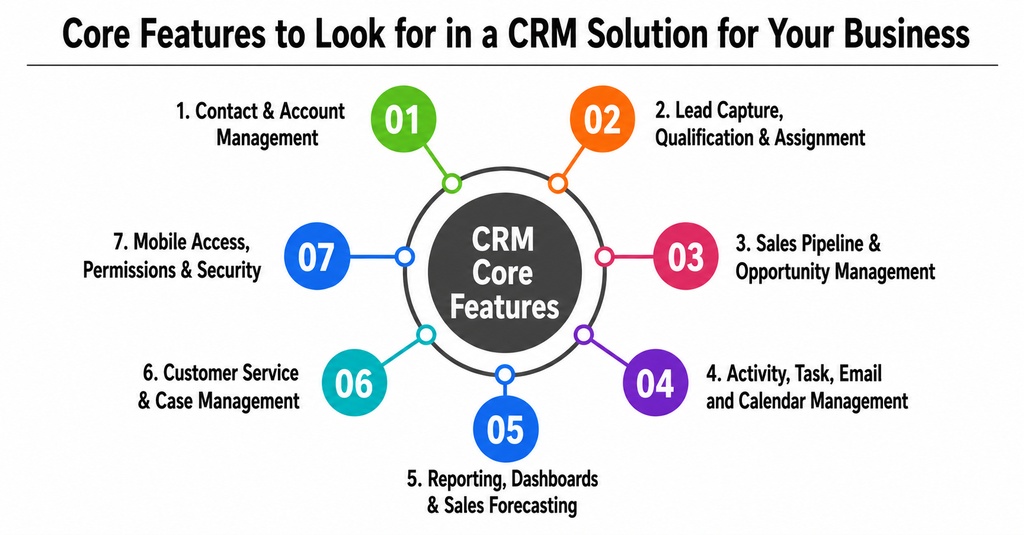 Core Feature in CRM Solution in your business