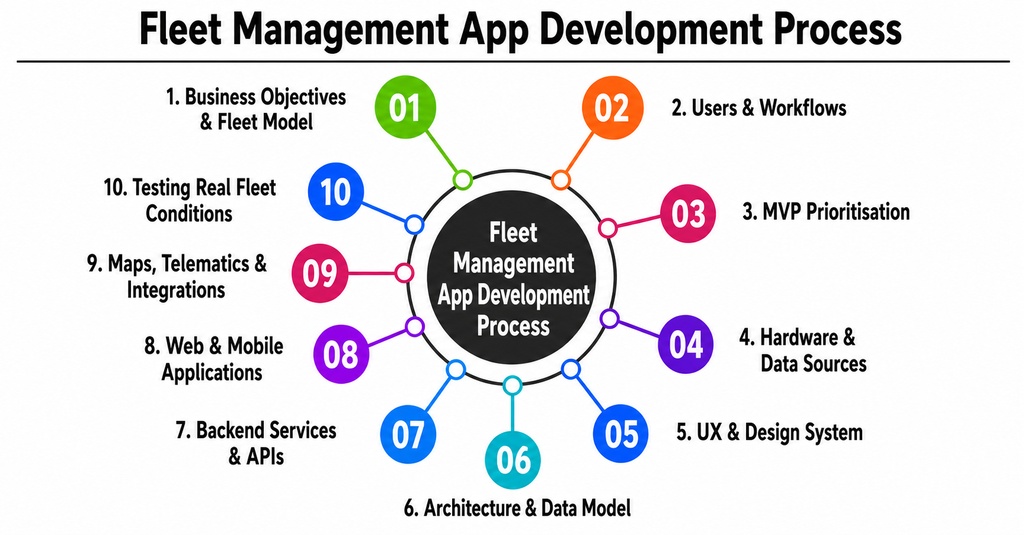 Fleet Management App Development Process