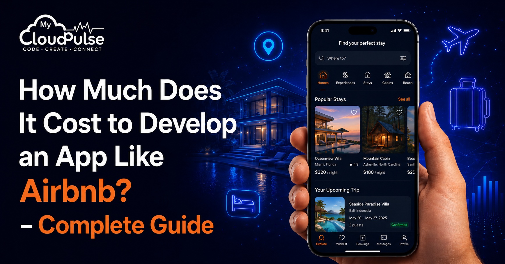 How Much Does It Cost to Develop an App Like Airbnb?