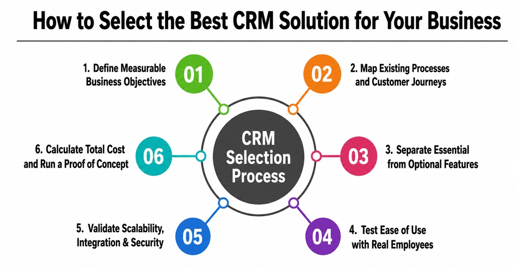 How to select best crm solution for your business