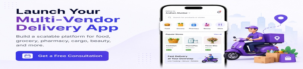Launch your multi vendor delivery app