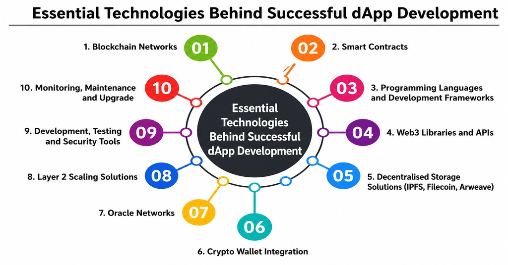 Essential Technologies Behind Successful dApp Development