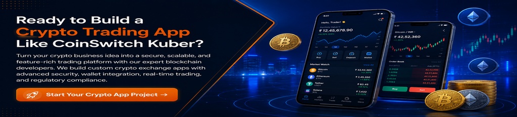 Ready to build a crypto trading app like coinswitch kuber