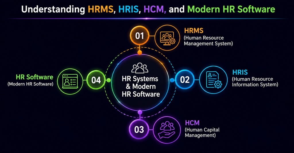 Understanding HRMS, HRIS, HCM, and Modern HR Software